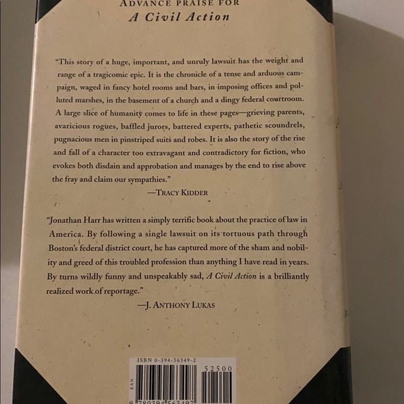 Jonathan Harr; A Civil Action - Picture 2 of 2